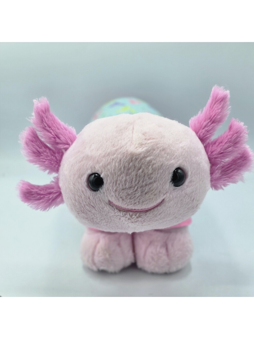 Build-A-Bear Pink Axolotl Plush w/ Axolotl Sleeper & Working Heartbeat 19"